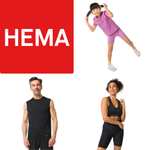 Stapelkorting op alle sportkleding en accessoires - tot 35% @ HEMA