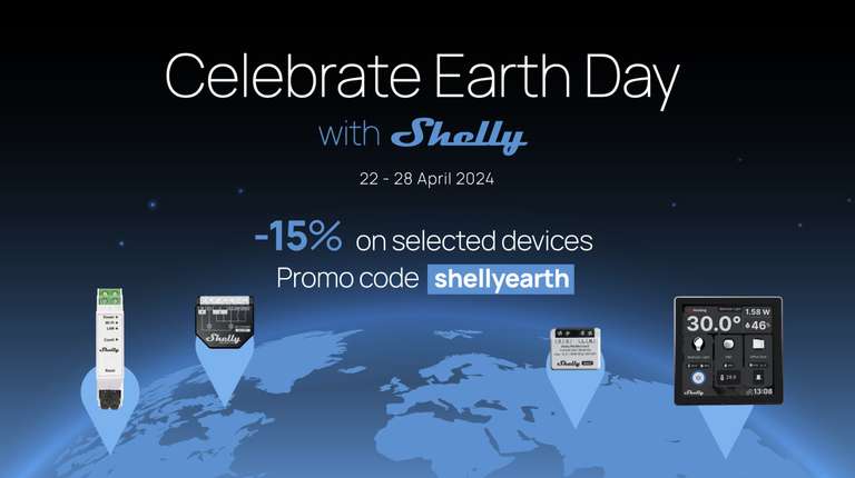 Get 15% off all Shelly Energy & Power Metering Devices