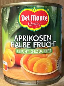 Del Monte Halve abrikozen op lichte siroop @Die Grenze (€3,70 per kilo uitlekgewicht)