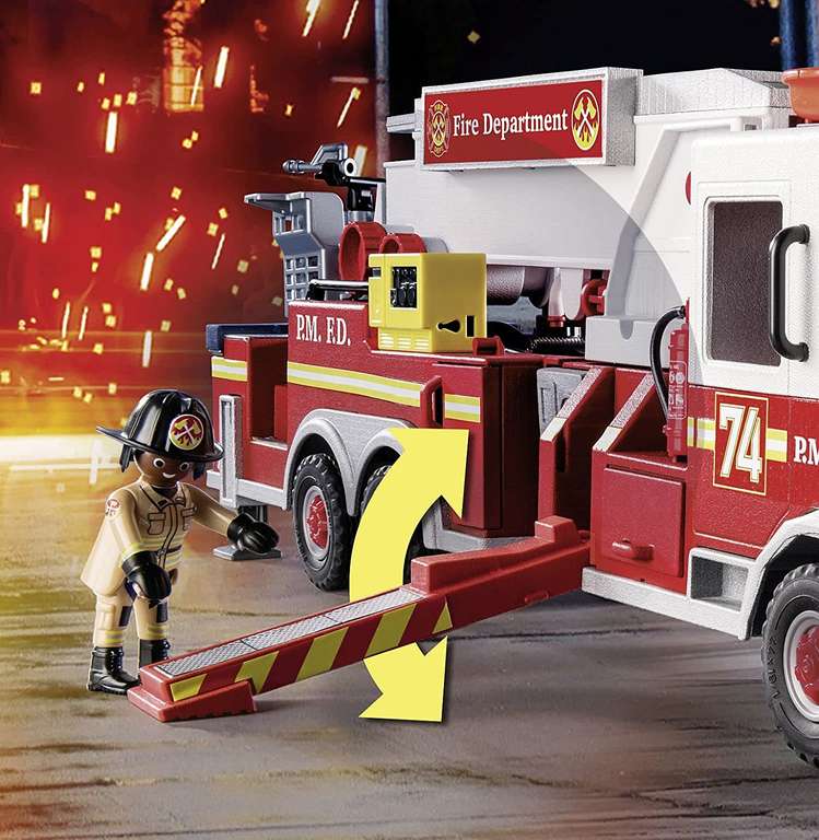 Playmobil City Action Brandweerwagen: US Tower Ladder 70935 voor €32,99 @ Amazon NL