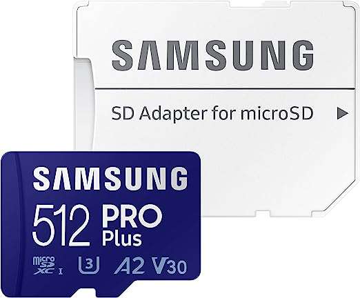 Samsung PRO Plus microSDXC 512GB met SD Adapter