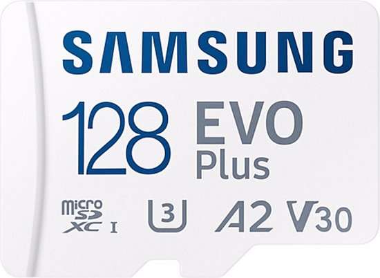 Samsung EVO Plus MicroSDXC Geheugenkaart 128 GB versie 2021
