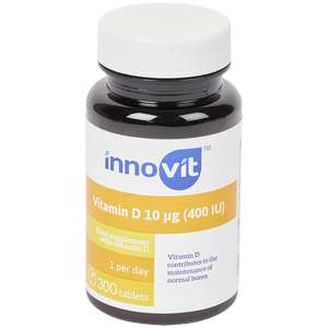 Innovit Vitamin D 300 tabletten @ Action (0,6 cent per tablet van 10 mcg / 400 IE)