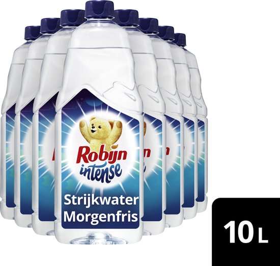 Korting bij Bol.com op Robijn Morgenfris Strijkwater - 10 x 1L - Voordeelverpakking