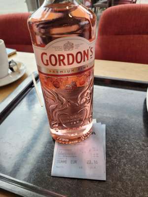 Grensdeal Gordon's Premium Pink gin 70cl Edeka Duitsland