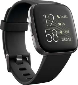Fitbit smartwatch Versa 2 - zwart en roze [BCC]