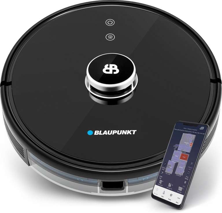 Blaupunkt Bluebot XTREME - Robotstofzuiger met Dweilfunctie - Laadstation - Laser Navigatie