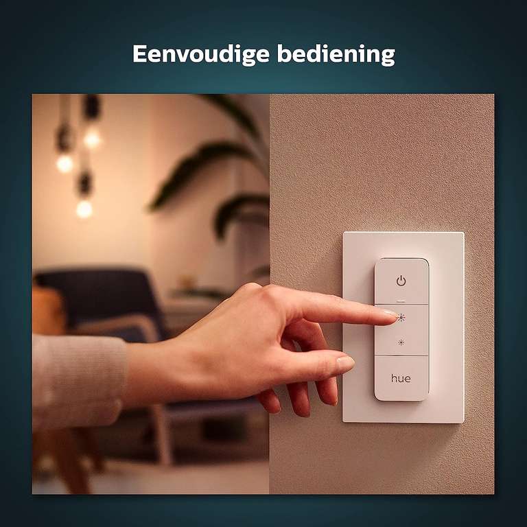 Philips Hue Dimmer Switch V2 - Wireless Switch - Dimmer Switch - Smart Switch for Hue