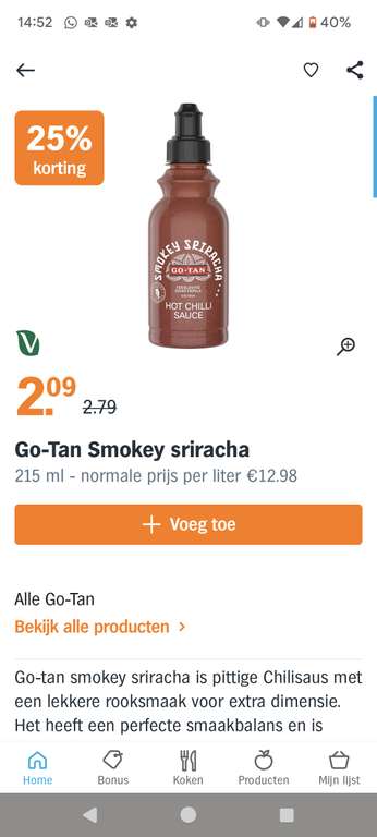 Sriracha Smokey prijsfout GRATIS [lokaal?]