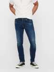Only & Sons heren jeans model Weft regular fit - medium blue @ Amazon.nl