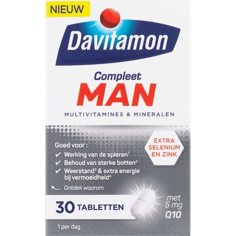 Select - Davitamon Compleet Man 30 tabletten