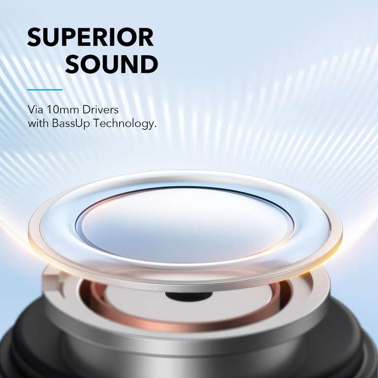 Soundcore by Anker Life A3i in-ear ANC draadloze koptelefoon voor €41,99 @ Amazon NL