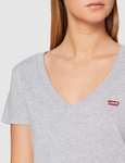 Levi's Perfect Tee T-shirt met V-hals Grijs voor vrouwen