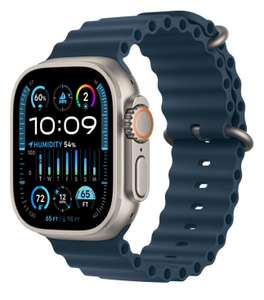 Apple Watch Ultra 2 - GPS + Cellular - 49mm - Titanium Case with Blue Ocean Band