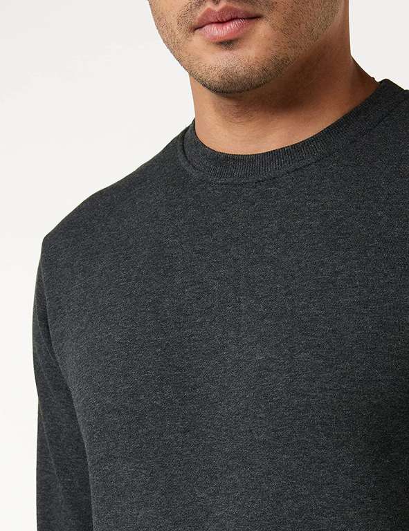Urban Classics Heren sweatshirt Basic Terry Crew Sweater