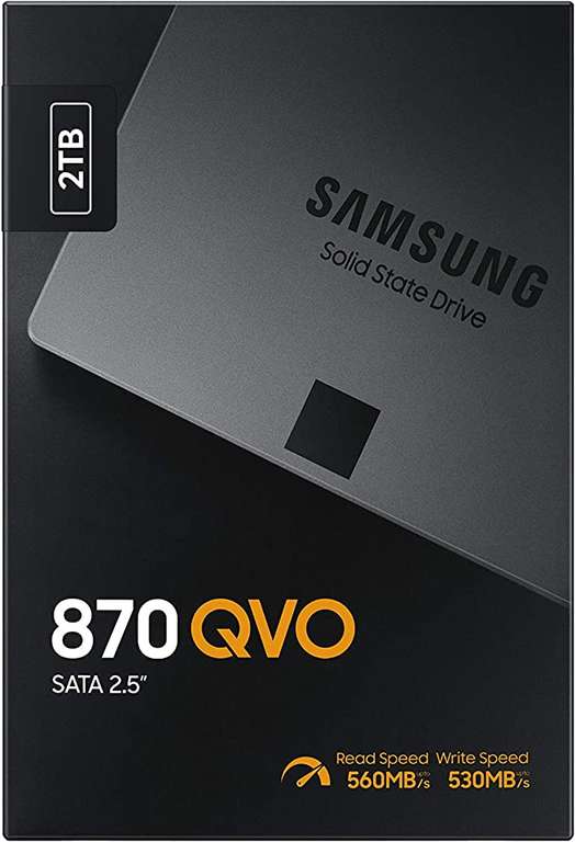 Samsung 870 QVO 2 TB SATA 2.5 Inch Solid State Drive (SSD)