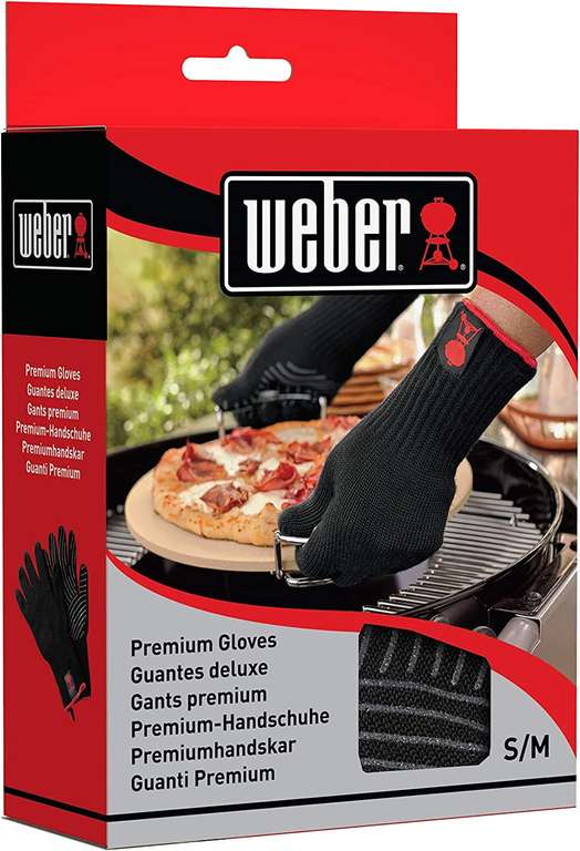 Weber 6669 Premium grillhandschoenen, maat S/M @ Amazon.nl