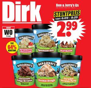 Ben & Jerry's ijs €2.99 (incl pathe thuiscode variant)