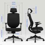 Flexispot BS12 Pro ergonomische bureaustoel met €200 korting voor €299 @ Flexispot