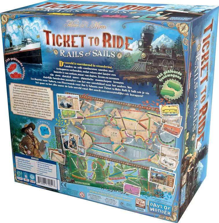 Ticket to Ride Rails and Sails