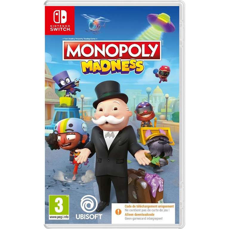Monopoly Madness Switch (Code in a box)