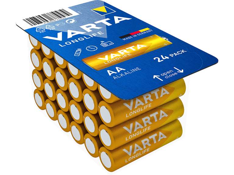 72x Varta Longlife AA batterijen voor €19,95 inclusief gratis verzending @ iBOOD