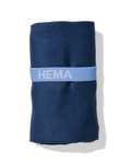 Microvezelhanddoek 110x175 blauw voor €8,05 (was €14,50) @ HEMA