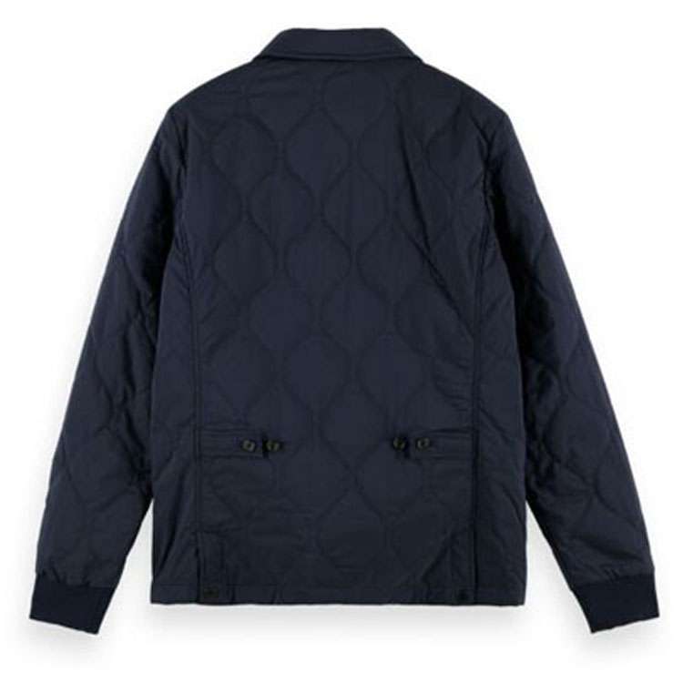SCOTCH & SODA Classic quilted cotton-blend jack
