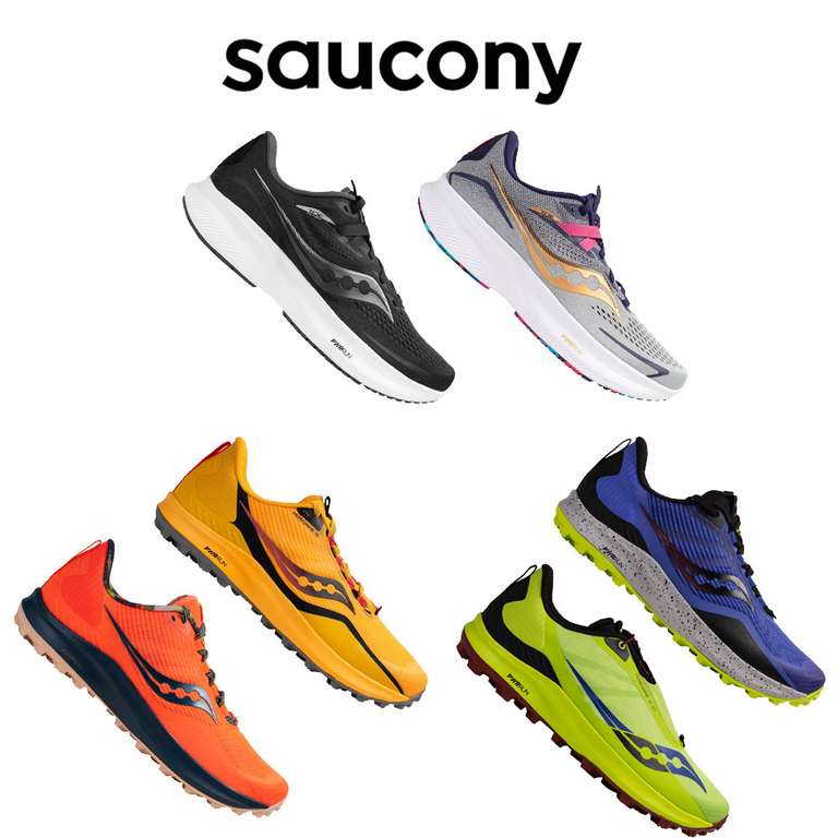 Saucony Ride 15 (hardloop) // Peregrine 12 (trail) schoenen