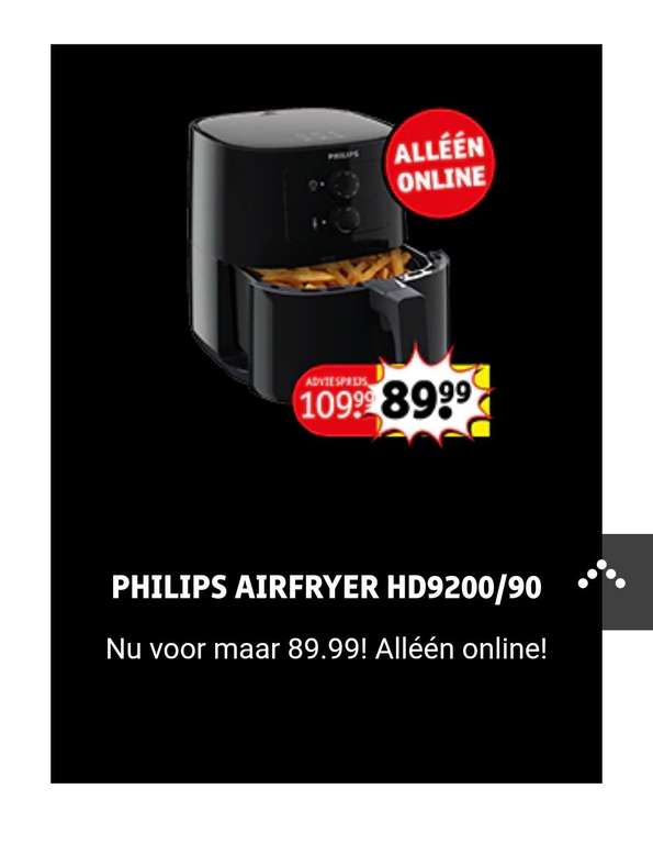 Philips airfryer 1+1 gratis (online)