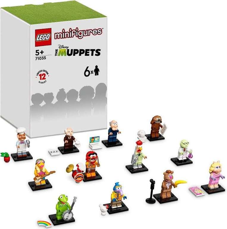 Lego Muppets 71035 collectible minifigure 6- pack (Bol/Amazon)