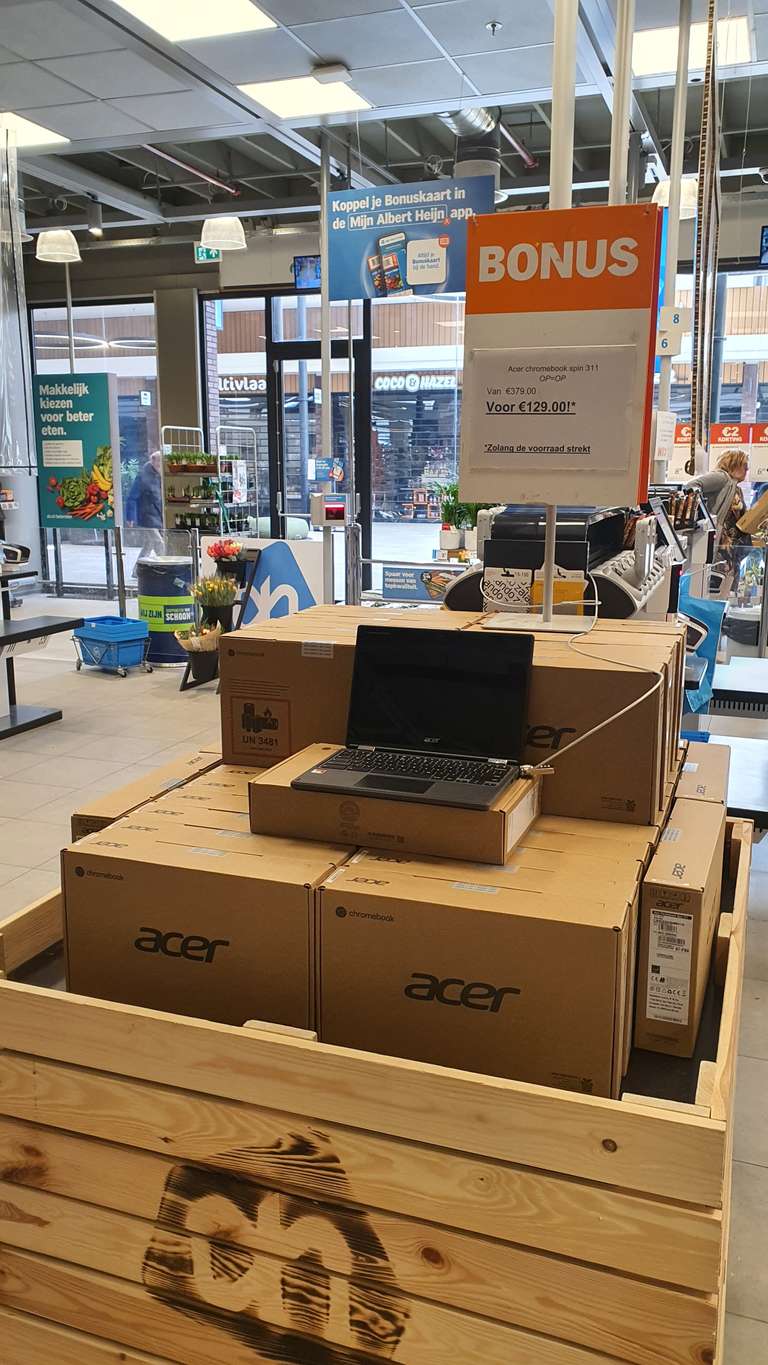 Acer chromebook spin 311 @Albert heijn Hanzestraat Arnhem