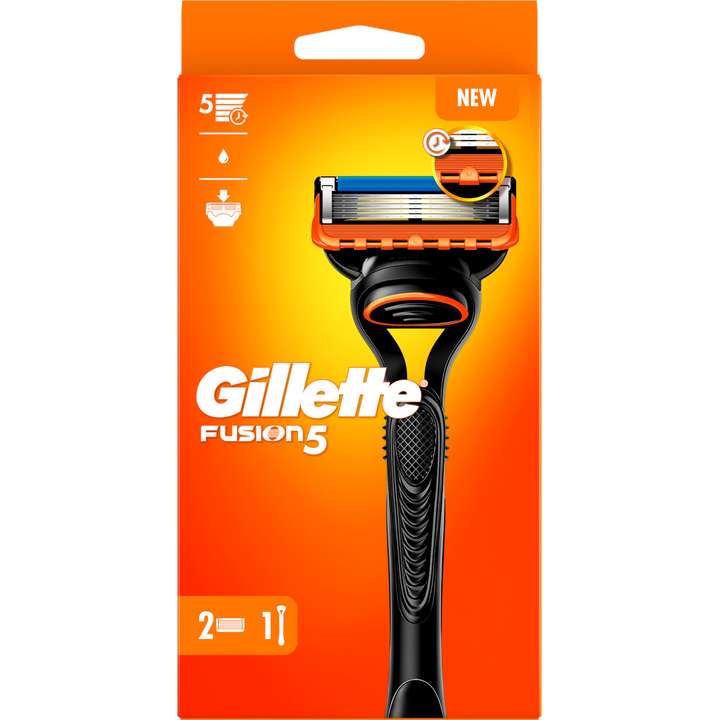 Gillette Fusion5, 1 Handvat, 2 Navulmesjes