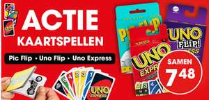 Uno flip express, Uno Express en PIC flip voor €7.48