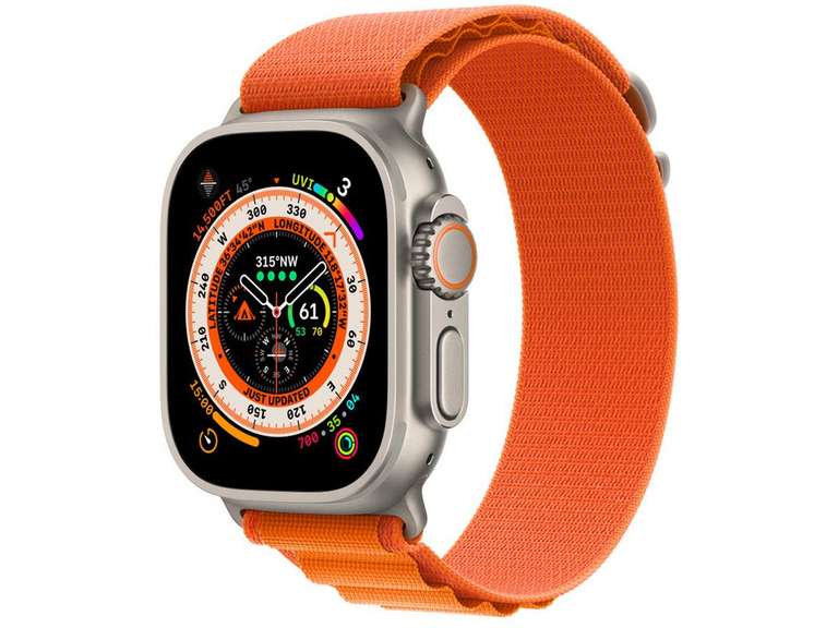 Apple Watch Ultra Titanium Case Orange Alpine @iBood