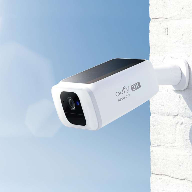 Eufy Solocam S40 Solar 2K (2-pack) draadloze beveiligingscamera voor buiten voor €204 @ tink