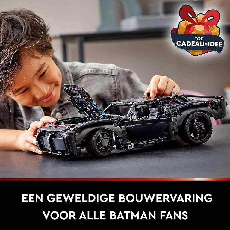 LEGO 42127 Technic THE BATMAN - BATMOBILE, Model Car of the 2022