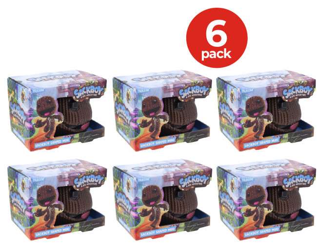 6-Pack - Little Big Planet - Sackboy 3D Mok
