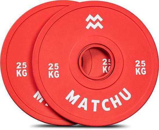 Matchu Sports - Fractional plates - 2.5 kg - Set of 2