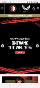 Feyenoord end of season sale tot 70% korting