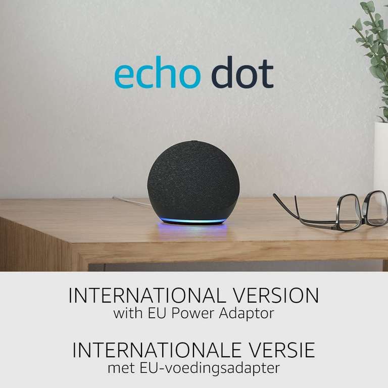 Echo Dot (4e generatie) Internationale versie | Smart luidspreker met Alexa