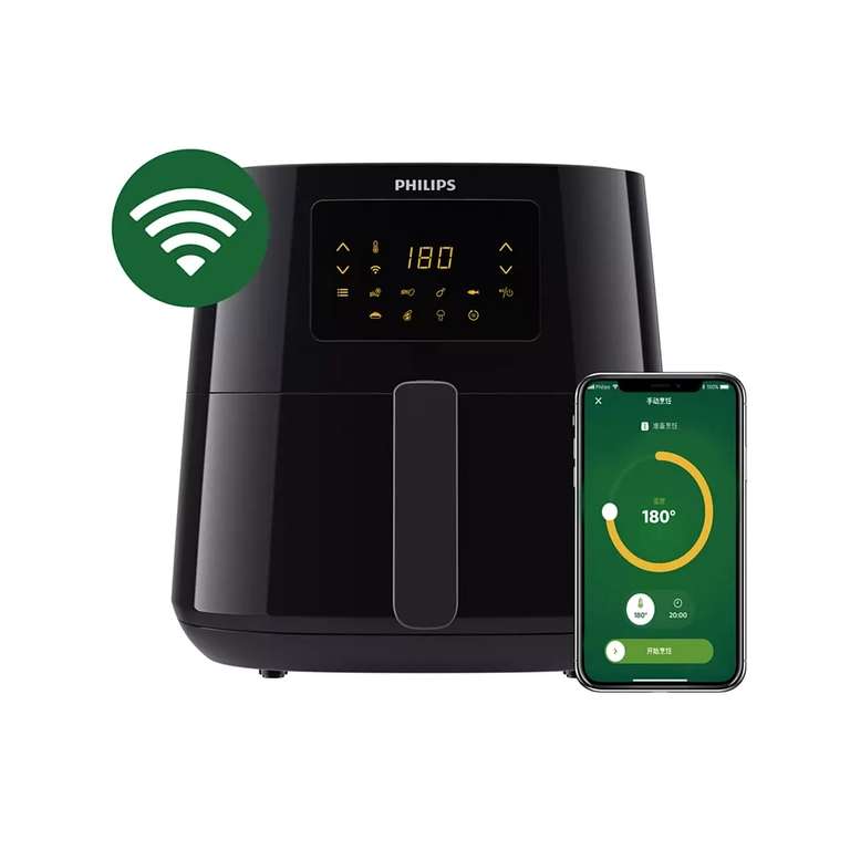 Philips Essential App Connect Airfryer XL HD9280/90 6,2L (met spraakbesturing) voor €115 @ Philips Store