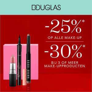 Weekend deal: 25-30% korting op alle make-up