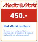 Tot €450,- cashback bij Mediamarkt bij abonnement Ziggo