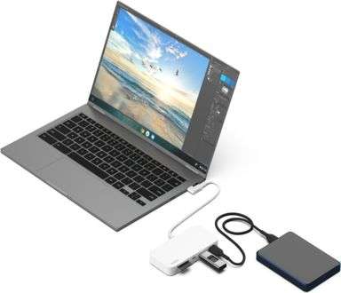 Belkin USB-C 6-in-1 Multiport Hub voor €29,95 @ iBOOD