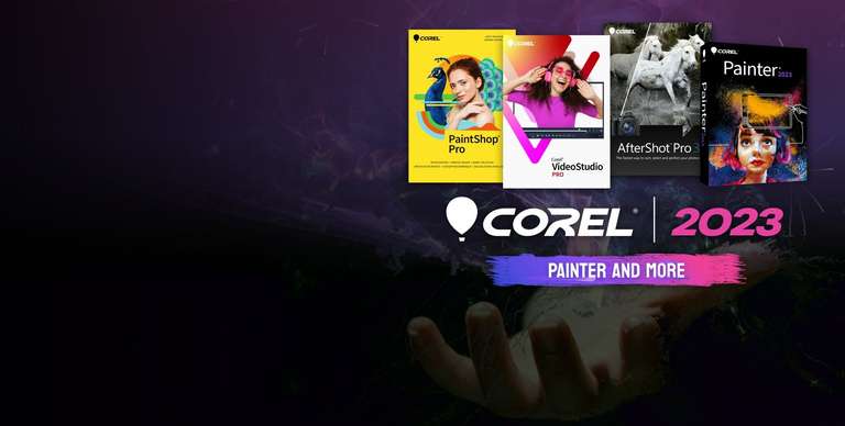Humble Bundle: Corel Painter 2023, PaintShop Pro, VideoStudio Pro, AfterShot Pro 3