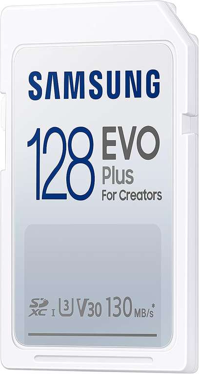 Samsung EVO Plus 128GB SD Kaart SDXC UHS-I U3