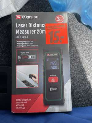 [Lokaal?] Parkside laser afstandsmeter PLEM20A4 - Lidl Tilburg Heyhoef