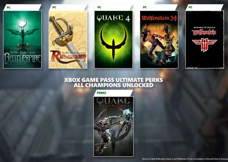 Xbox Game Pass: Quake 4, Commandos 3, Wolfenstein, Midnight Fight en meer @XBOX @PC
