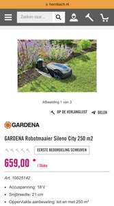 Gardena silento city 250 robotmaaier